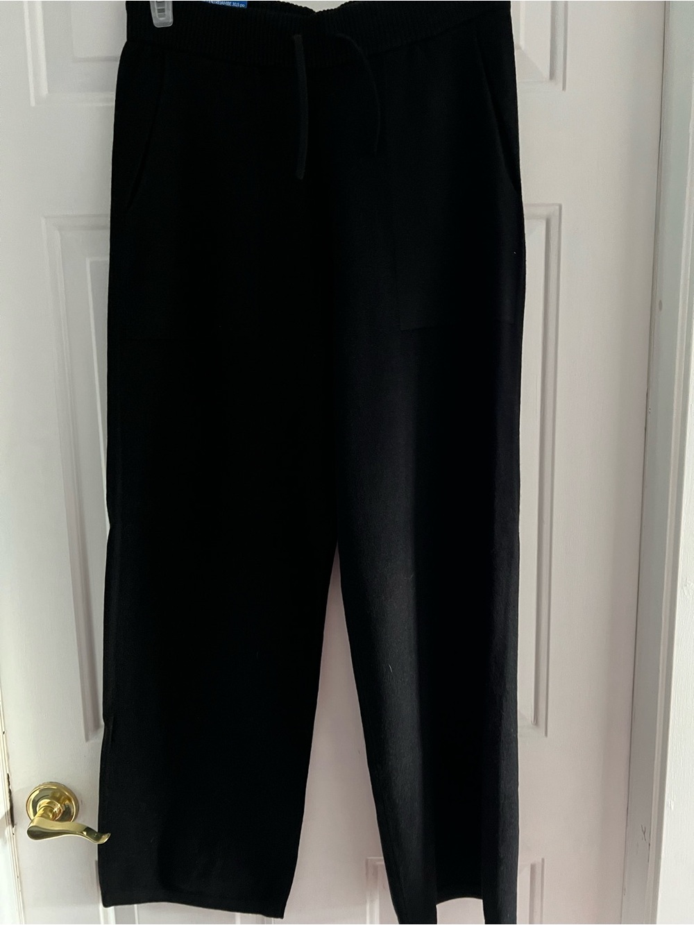 Women's Black Lazypants Knit Sweatpants
